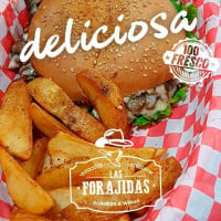 Las Forajidas Burger food