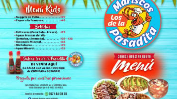 Mariscos Los De La Pasadita menu