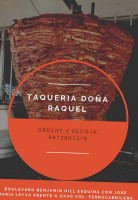 Taqueria Doña Raquel food