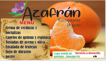 Vegano Azafrán food