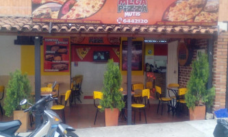 Mega Pizza inside