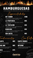 Santos Demonios menu