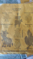 La Granja menu