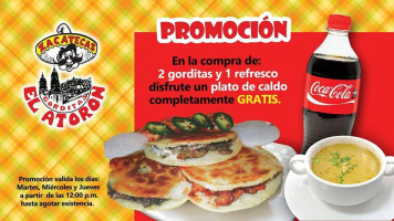 Gorditas El Atorón food