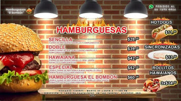 Hamburguesas El Bombon food