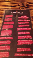 Chilin’s menu