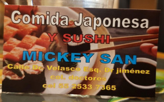 Sushi Mickey San food