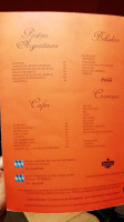 Gotan Argentino menu