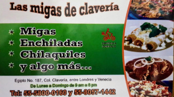 Las Migas De Clavería food