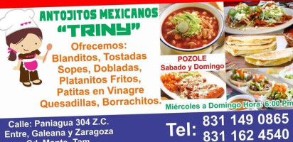 Antojitos Mexicanos Triny food