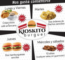 Kioskito Buger food