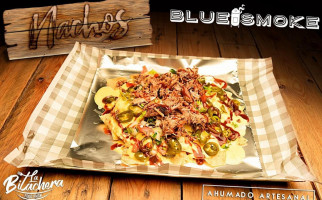 Blue Smoke Carne Ahumada food