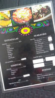 Los Alcatraces menu