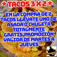 Wachacas Tacos food