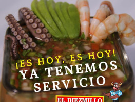 El Diezmillo, Carnes Mariscos food