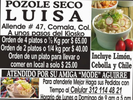 Pozole Luisa food