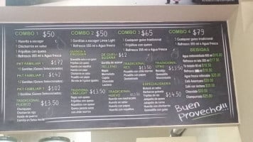 Gorditas Doña Esperanza menu