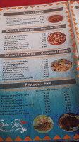 Doña Vero menu