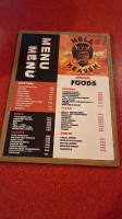 Hell Heaven menu