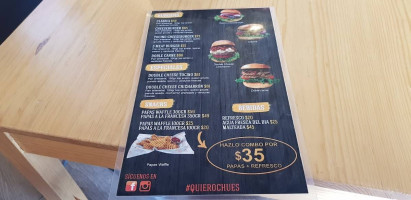 Chue's menu