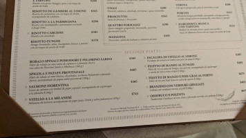 Negroni Midtown menu