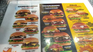 Carl's Jr Terraza Oblatos food