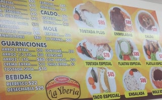 Taquería La Yberia food