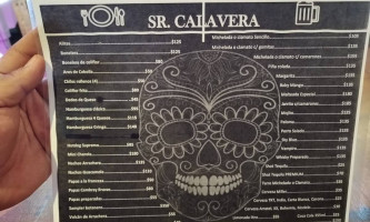 Sr Calavera Drinks And Food menu