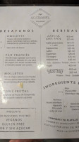 Aguamiel Café menu