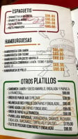 Peters Pizza menu