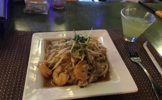 Blue Thai Martini food