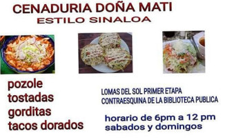 Cenaduria Doña Maty food