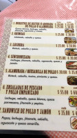 Pizzas Dany's menu