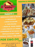 Taqueria El Vencedor food