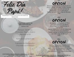 Tamales De Chile Y De Dulce menu