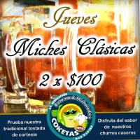 Micheladas Las Coquetas food