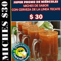 Micheladas Las Coquetas food