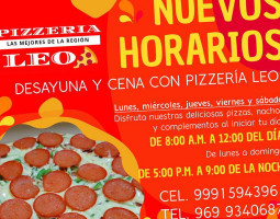 Pizza Leo food