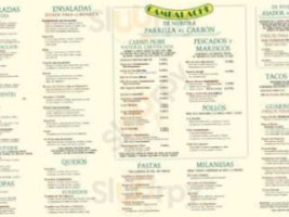 Cambalache - Insurgentes menu