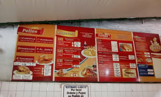 Pollos Al Jerez menu