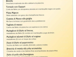 Bella Napoli menu