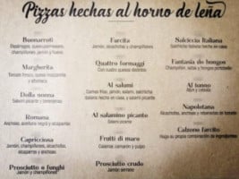 Buonarroti menu