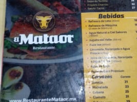 Restaurante El Mataor food