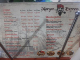 Morgan Express menu