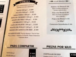 BARRA GALERA menu