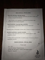 Adelita Bar & Grill menu