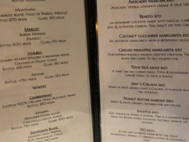 Javi's Cantina Restaurant Bar menu