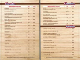 Clamato Saloon Cuautitlan menu