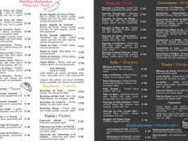 Cafe Maria menu