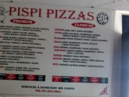 Pizzas Pispi menu